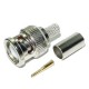 BNC МЪЖКИ ЗА КРИМПВАНЕ RG58 BNC МЪЖКИ ЗА КРИМПВАНЕ RG58